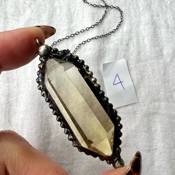 * NEW STOCK! * DT Citrine Chakra Clearing Necklace Pendant - Picture 6 of 16